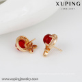 93025 Wholesale nobby ladies jewelry fruit shaped colorful opal prong setting stud earrings